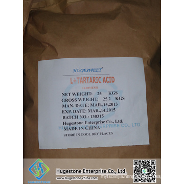 High Quality Tartaric Acid (CAS: 526-83-0)